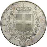 Vittorio Emanuele II - 5 lire 1877 Roma R ... 