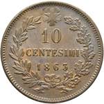 Vittorio Emanuele II - 10 centesimi 1863 ... 