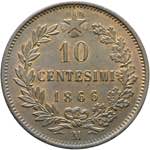 Vittorio Emanuele II - 10 centesimi 1866 ... 