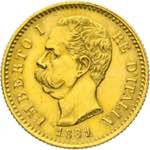 Umberto I - 20 lire 1881 ... 