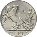 Vittorio Emanuele III - 10 lire 1926 Roma ... 
