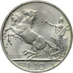 Vittorio Emanuele III - 10 lire 1927 Roma ... 