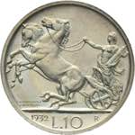 Vittorio Emanuele III - 10 lire 1932 Roma ... 
