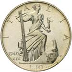 Vittorio Emanuele III - 10 lire 1940 anno ... 