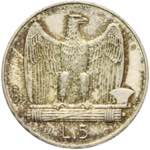 Vittorio Emanuele III - 5 lire 1935 Roma Ag. ... 