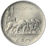 Vittorio Emanuele III - 50 centesimi 1925 ... 