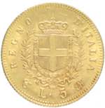 Vittorio Emanuele II - 5 lire oro 1863 ... 