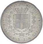 Vittorio Emanuele II - 1 lira 1857 Torino ... 