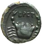 Magna Grecia - Brettion kalkos 282-203 a.C. ... 