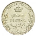 Vittorio Emanuele III - Quanto di rupia 1913 ... 