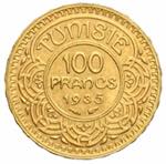 Tunisia - 100 franchi ... 