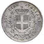Vittorio Emanuele II - 2 lire 1860 Firenze ... 
