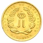 Lussemburgo 20 franchi 1953 Av. Principessa ... 