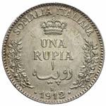 Vittorio Emanuele III - Rupia 1912 Roma Ag. ... 