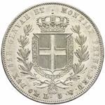 Carlo Alberto - 5 lire 1835 Genova P in ... 
