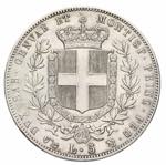 Vittorio Emanuele II - 5 lire 1854 Genova P ... 