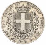 Vittorio Emanuele II - 5 lire 1855 Torino B ... 