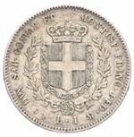 Vittorio Emanuele II - Lira argento 1850 ... 