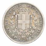 Vittorio Emanuele II - 50 centesimi 1852 ... 