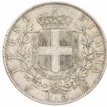 Vittorio Emanuele II - 5 lire 1862 Torino T ... 
