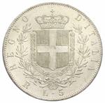 Vittorio Emanuele II - 5 lire 1876 Roma R ... 