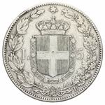 Umberto I - 5 lire 1878 Roma Ag. 5 lire 1878 ... 
