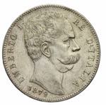 Umberto I - 5 lire 1879 ... 