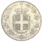 Umberto I - 5 lire 1879 Roma Ag. 5 lire 1879 ... 