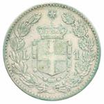 Umberto I - 1 lira 1892 Roma Ag. 1 lira ... 