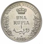 Vittorio Emanuele III - Rupia 1915 Roma Ag. ... 