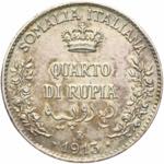 Vittorio Emanuele III - Quanto di rupia 1913 ... 