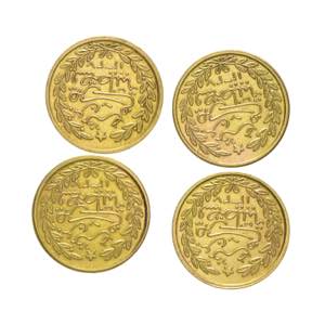 Turchia - Impero Ottomano - 4 monete da 25 ... 