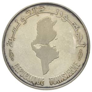 Repubblica Tunisina - 10 dinar 1988 moneta ... 