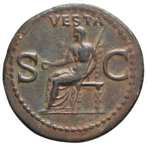 Monete Romane - Caligola - asse Ae. asse C. ... 