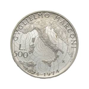 Repubblica Italiana - 500 lire Guglielmo ... 
