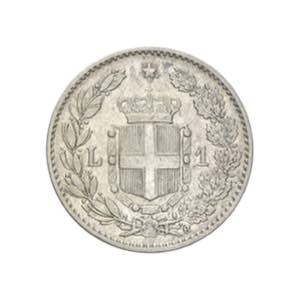 Regno dItalia - Umberto I - 1 lira 1892 Ag. ... 