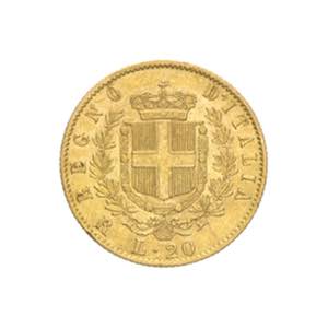 Vittorio Emanuele II - 20 lire 1876 - Roma ... 