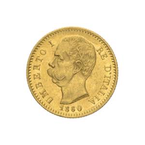 Umberto I - 20 lire 1880 ... 