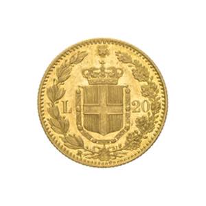 Umberto I - 20 lire 1880 - Roma Av. 20 lire ... 