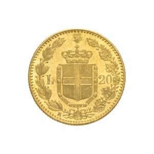 Umberto I - 20 lire 1881 - Roma Av. 20 lire ... 