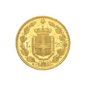 Umberto I - 20 lire 1882 - Roma Av. 20 lire ... 