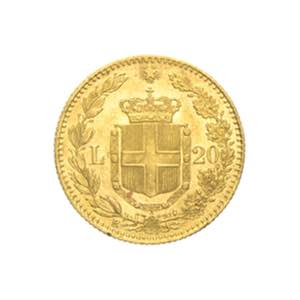Umberto I - 20 lire 1883 - Roma Av. 20 lire ... 