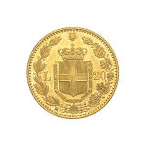 Umberto I - 20 lire 1891 - Roma Av. 20 lire ... 