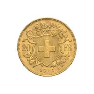 Monete straniere - Svizzera - 20 franchi ... 
