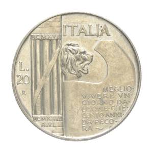 Vittorio Emanuele III - 20 lire 1928 anno VI ... 