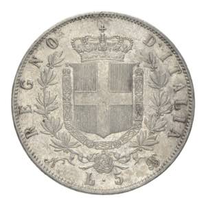 Vittorio Emanuele II - 5 lire 1864 Napoli N ... 