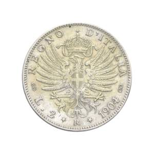 Vittorio Emanuele III - 2 lire 1904 Roma Ag. ... 