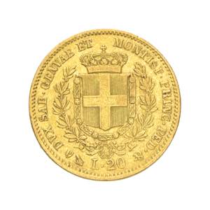 Vittorio Emanuele II - 20 lire 1851 - Genova ... 