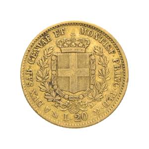 Vittorio Emanuele II - 20 lire 1854 - Genova ... 