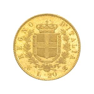 Vittorio Emanuele II - 20 lire 1865 - Torino ... 